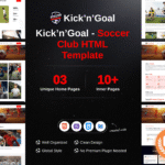 <strong>KicknGoal</strong> – Soccer and Football Club HTML Template