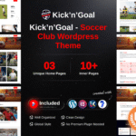 <strong>KicknGoal</strong> – Soccer and Football Club WordPress Theme