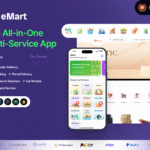 eMart | Multivendor Food, On-demand, eCommerce, Parcel, Taxi Booking, Car Rent App with Admin & Web