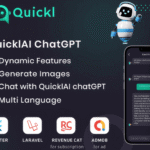 <strong>QUICKL</strong> – AI Flutter App using OpenAI API with AdMob | Subscription Plan