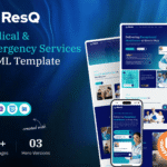 <strong>ResQ</strong> – Medical & Emergency Services HTML Template