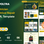 <strong>Voltra</strong> – Electrician Electrical Repair HTML Template
