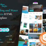 <strong>WaveSurfer</strong> – Surfing and Water Sports HTML Template
