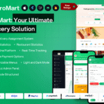 <strong>GroMart</strong> | Grocery Store App | Grocery Delivery | Multivendor Grocery Flutter App with AI Assistant