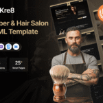 <strong>Kre8</strong> | Barber & Hair Salon HTML Template