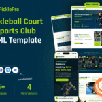<strong>PicklePro</strong> – Pickleball Club & Sports HTML Template